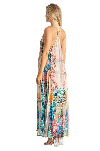 Beaded Luxe Maxi by La Moda - Multi