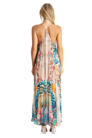 Beaded Luxe Maxi by La Moda - Multi