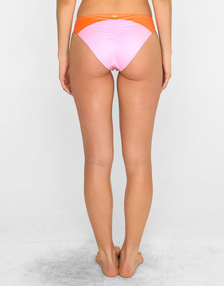 Bri Midi Bottom - Sunset Hibiscus