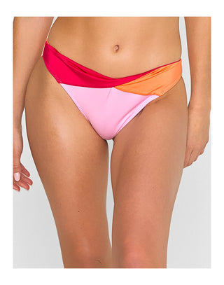 Bri Midi Bottom - Sunset Hibiscus