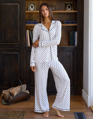 AUSTIN PANT - IVORY DOT