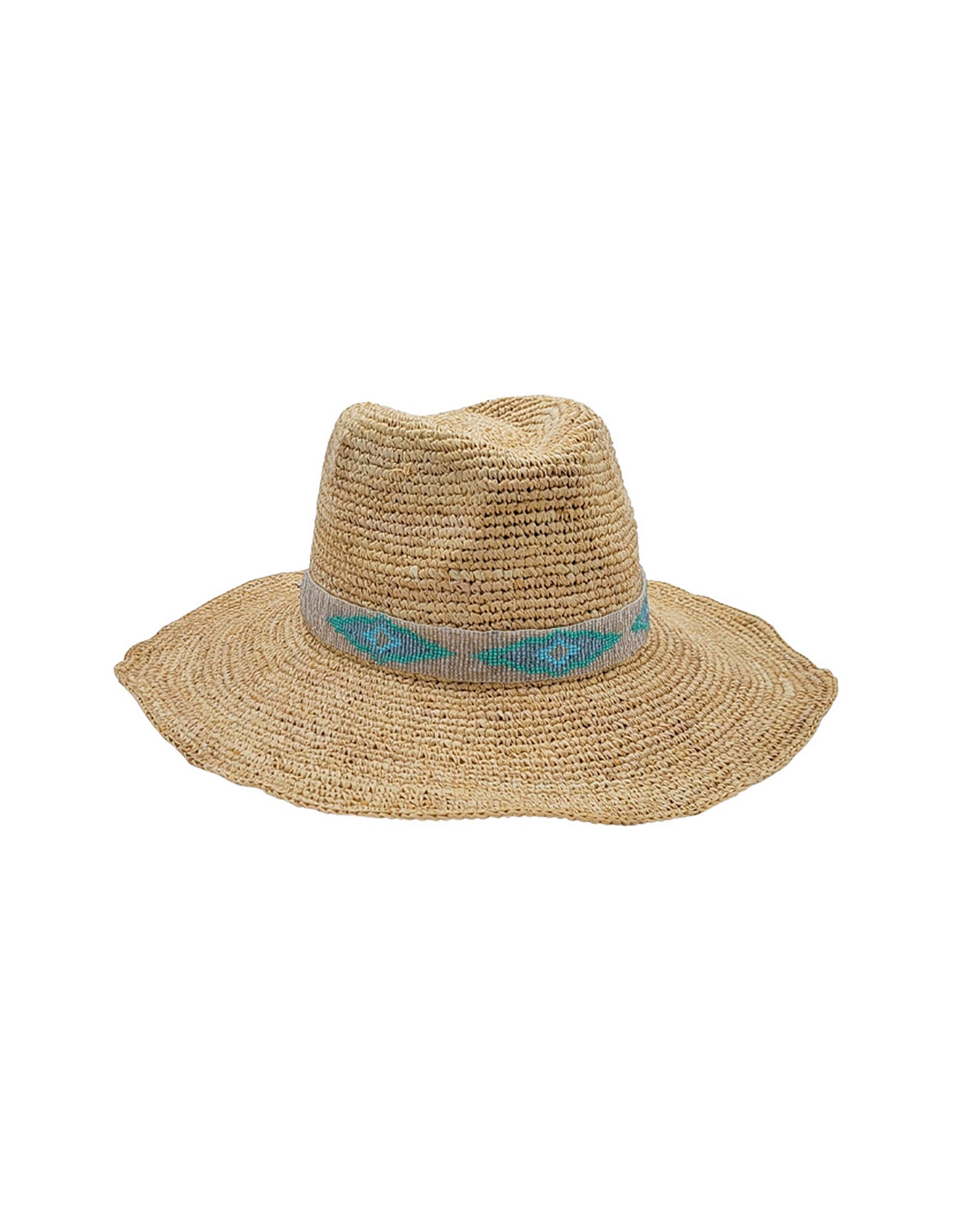 Blue Jaye Hat by Nikki Beach in Natural - Alternate Front View