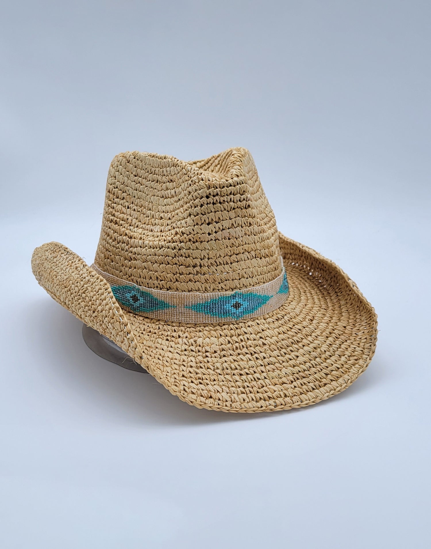 Blue Jaye Hat by Nikki Beach in Natural - Front View