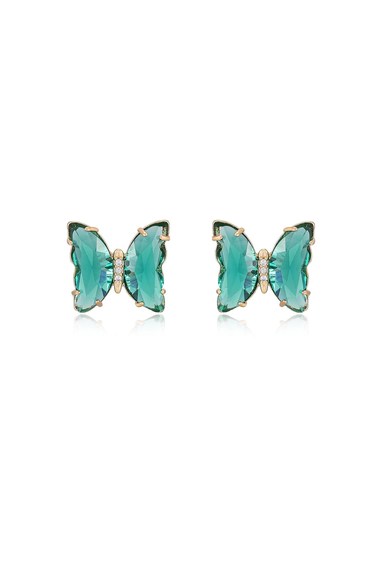 Flutter Away Crystal Earrings