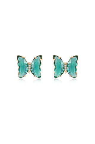 Flutter Away Crystal Earrings