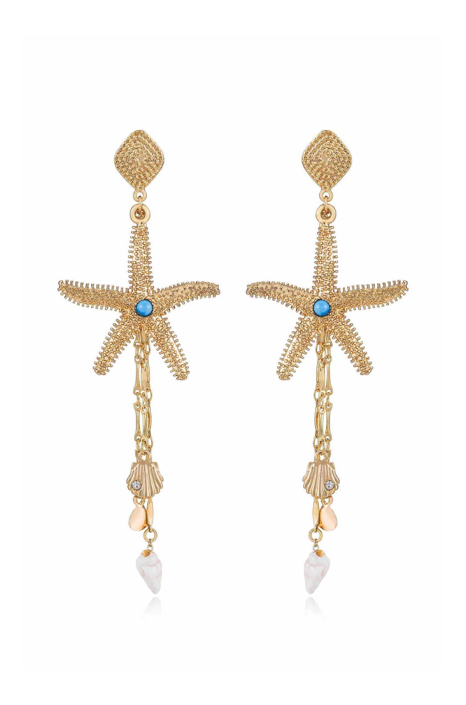 Starfish Seeker Drop Earrings