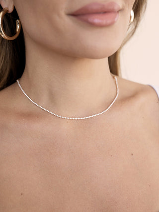 Adjustable Box Chain Necklace by Ettika