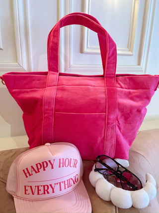 Happy Hour / Everything Trucker Hat by KenzKustomz