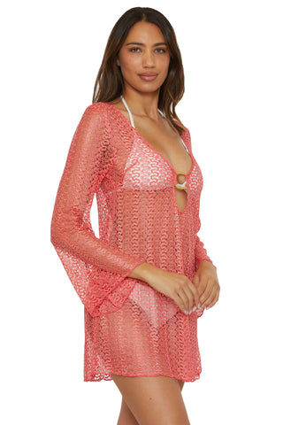 GOLDEN CROCHET TUNIC by Becca