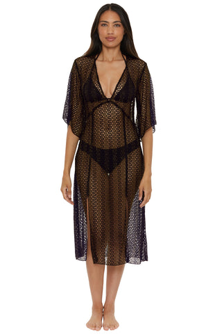 GOLDEN MESH COVER-UP by Becca