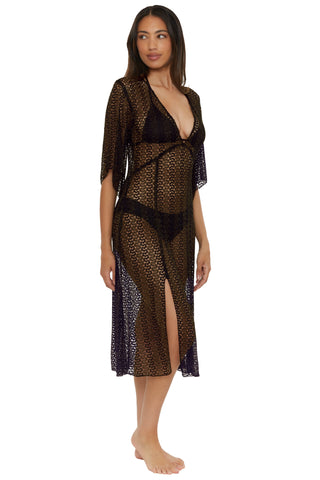 GOLDEN MESH COVER-UP by Becca