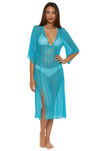 GOLDEN MESH COVER-UP by Becca