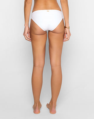 Kate Full Bottom - White Rib