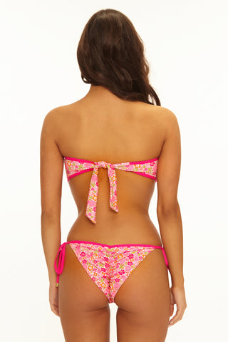 Ella Skimpy Tie Side Bottom - Neon Floral