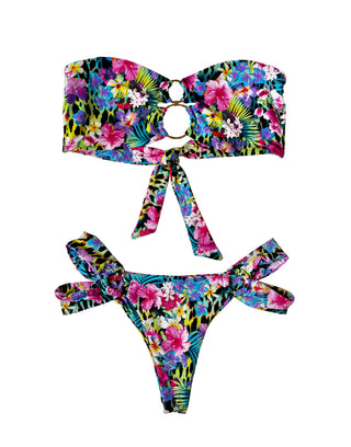 Grace Bandeau Top - Animal Print