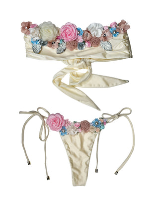 Secret Garden Tie Side Tango - Ivory