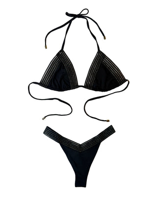 Addie Triangle Top - Black