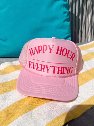 Happy Hour / Everything Trucker Hat by KenzKustomz