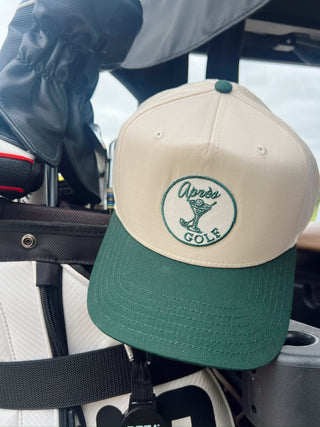 Apres Golf - Green Vintage Trucker Hat by KenzKustomz