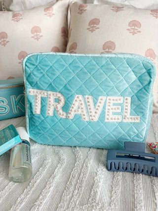 Travel XL - Baby Blue Velvet by KenzKustomz