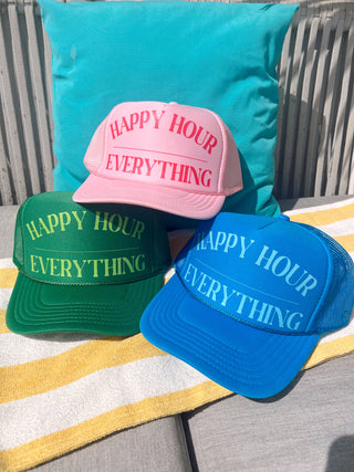Happy Hour / Everything Trucker Hat by KenzKustomz