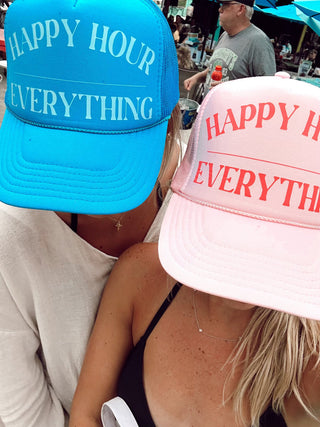 Happy Hour / Everything Trucker Hat by KenzKustomz