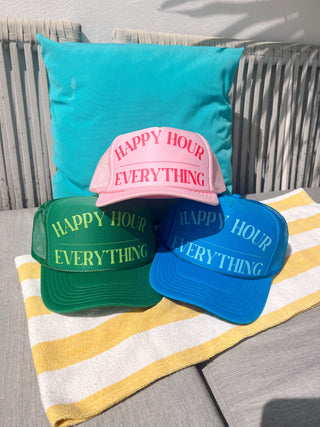 Happy Hour / Everything Trucker Hat by KenzKustomz