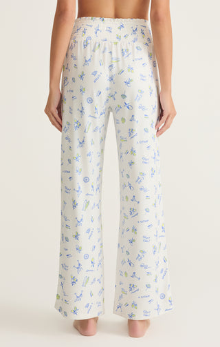 Dawn Citron Pant by Z Supply - White