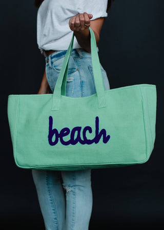 Panache Apparel Co. - Beach Tote - Mint Green