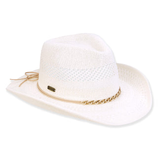 Gold Link Western Hat by Sun N Sand