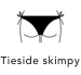 Petite Posse Bottoms Category with icon showing the tieside skimpy silhouette