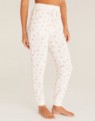 Comfy Lip Jogger by Z Supply in Bone - Angled View