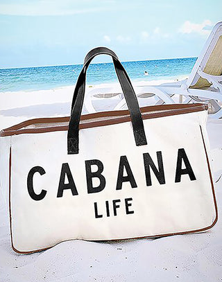 Santa Barbara Design Studio's Cabana Life Tote in Canvas - Alternate Product View