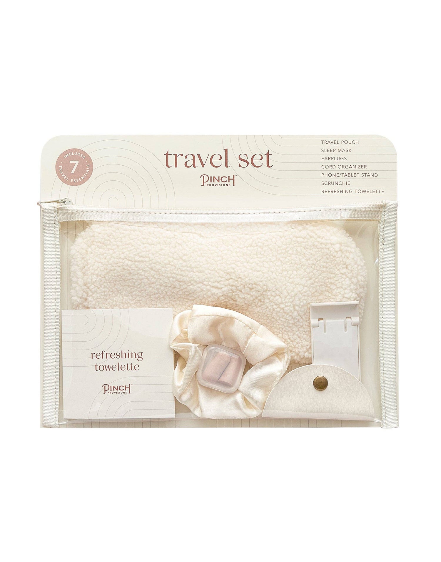 Travel Set by Pinch Provisions in Ivory - Product View