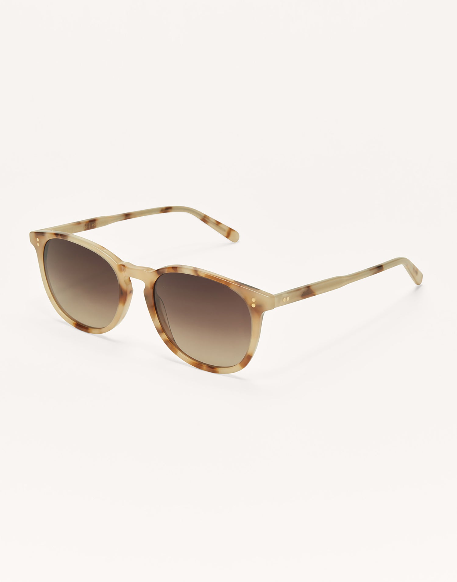 The Essential Sunglasses by Z Supply in Blonde Tort - Angled View